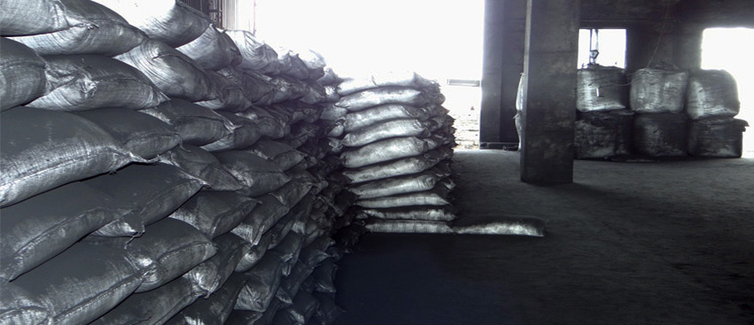 Finished Goods Stacking of Petroleum Coke